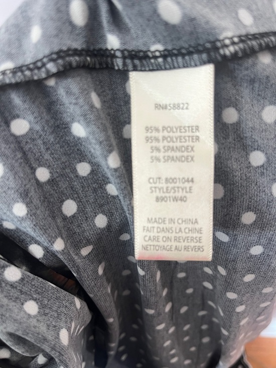 Max Studio Black and White Polka Dot Sleeveless Jumpsuit - Picture 7 of 8